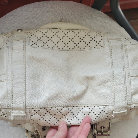 Lockheart winterwhite eyelet leather purse - Picture 5 of 6